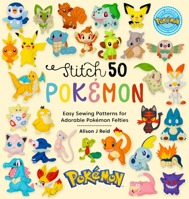 Cover image for Stitch 50 Pokémon ISBN 9781446312827